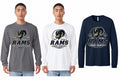 Red Lodge Rams Cross Country Long Sleeve Tee