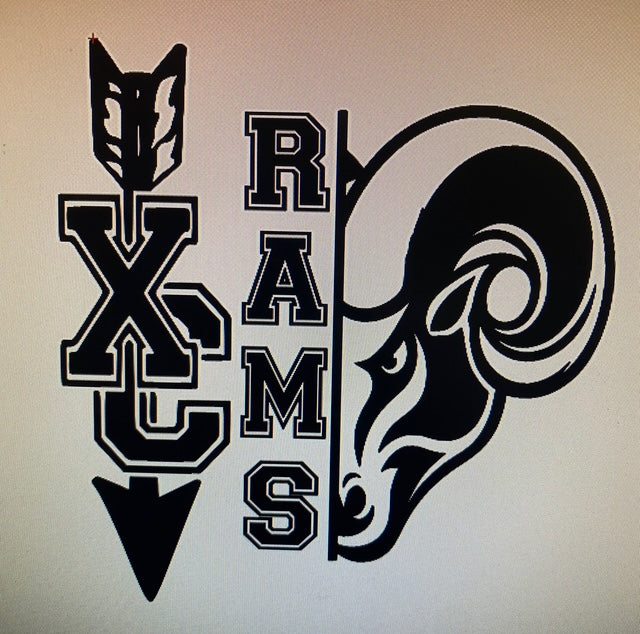 Custom Rams Waterbottle
