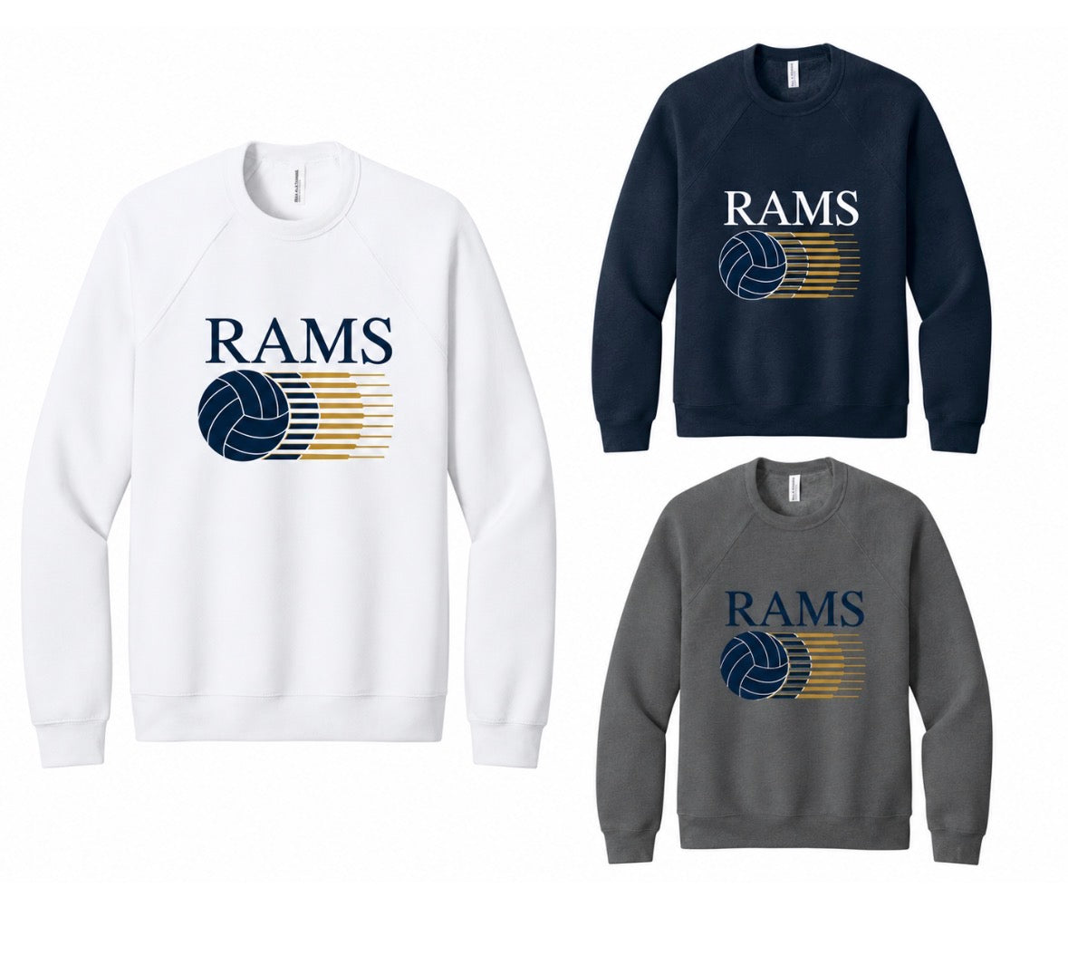Volleyball Stripes Sweatshirt- Pre Order Open until Aug. 19