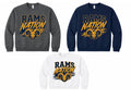 Rams Nation Crewneck Sweatshirt-First Round Pre Order Open until Aug. 19