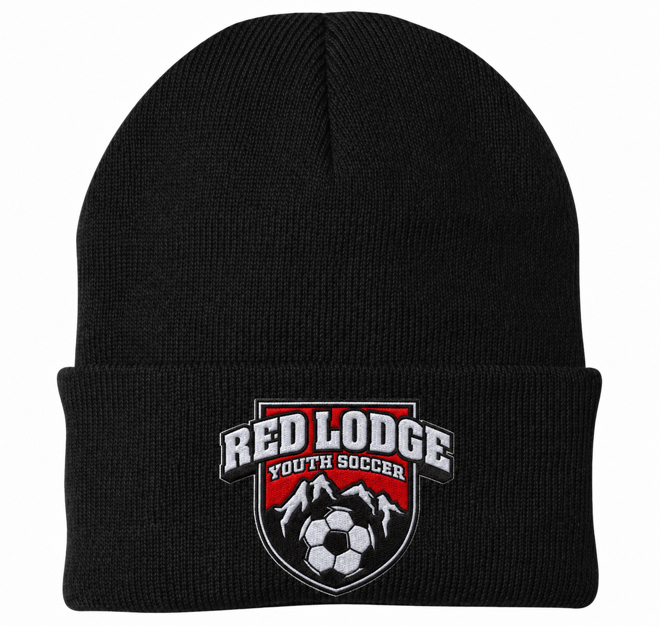 Red Lodge Youth Soccer Beanie-Pre Order