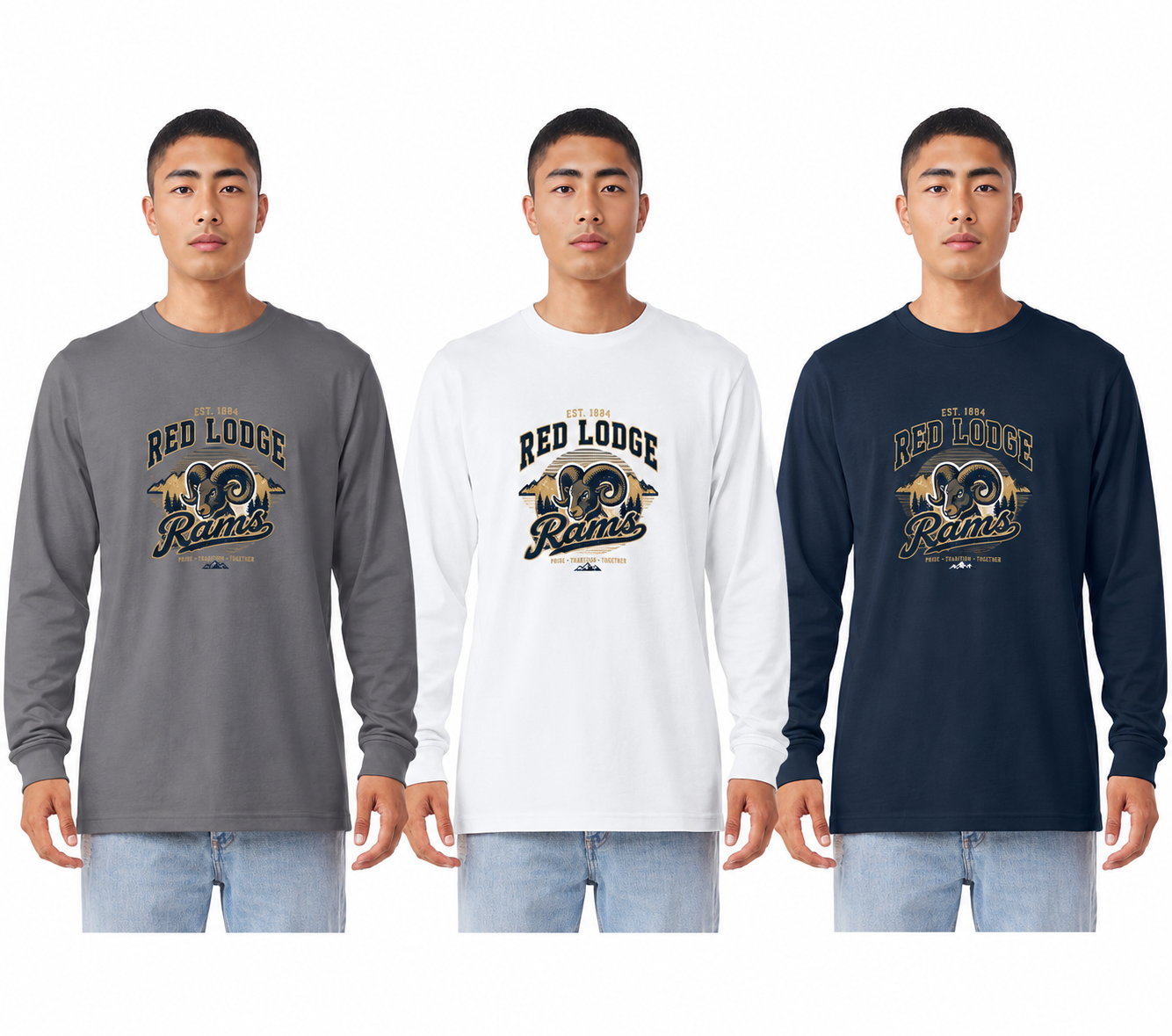 Vintage Rams Long Sleeve-Pre Order
