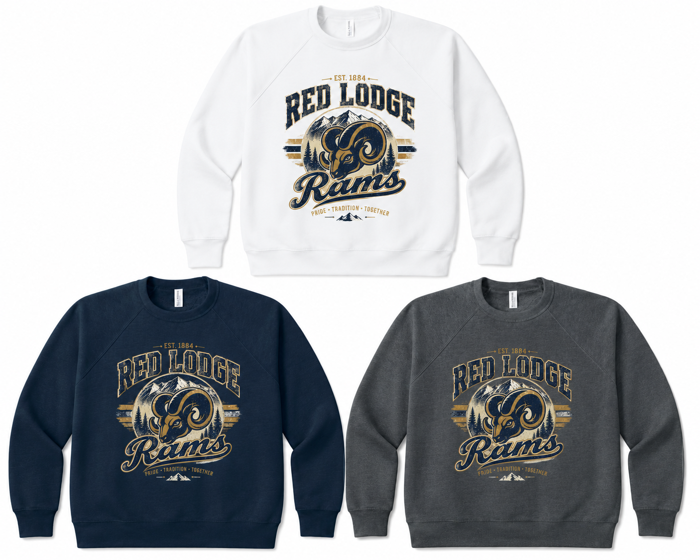Vintage Rams Crewneck Sweatshirts-Pre order